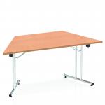 Impulse Folding Trapezium Table 1600 Oak I000799