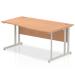 Impulse Cantilever 1600 Right Hand Wave Desk Oak I000813