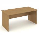 Impulse Panel End 1800 Rectangle Desk Oak
