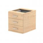 Impulse 3 Drawer Fixed Pedestal Maple I001646