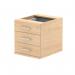 Impulse 3 Drawer Fixed Pedestal Maple I001646