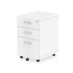Impulse Under Desk Pedestal 3 Drawer White I001654