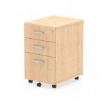 Impulse 3 Drawer Under Desk Pedestal Maple I001656