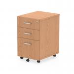 Impulse 3 Drawer Under Desk Pedestal Oak I001660