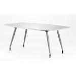 High Gloss 1800mm Writable Boardroom Table White Top I003057
