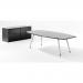 Black Gloss Writable 2400 Boardroom Table I003058