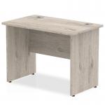 Impulse 1000/600 Rectangle Panel End Leg Desk Grey Oak I003084