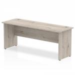 Impulse 1800/600 Rectangle Panel End Leg Desk Grey Oak
