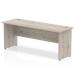 Impulse 1800/600 Rectangle Panel End Leg Desk Grey Oak I003092