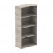 Impulse 1600mm Bookcase Grey Oak I003229