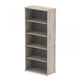Impulse 2000 Bookcase Grey Oak I003230