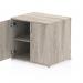 Impulse 600mm Deep Desk High Cupboard Grey Oak I003239