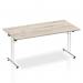 Impulse 1600mm Folding Rectangular Table Grey Oak Top I003270