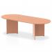 Impulse 2400mm Boardroom Table Beech Top Arrowhead Leg I003410