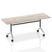 Impulse 1800mm Flip Top Rectangular Table Grey Oak Top I004316