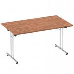 A sleek and modern rectangular table with a rich walnut top, the Dynamic Folding Tables Impulse 1400mm is perfect for any space. Its folding design adds convenience and functionality, making it a versatile choice for any setting.