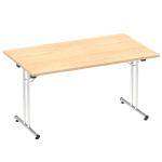 Impulse 1400mm Folding Rectangular Table Maple Top I004320