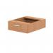 The image shows a sleek and modern Dynamic Fixed Pedestals Impulse with a single drawer. It is made of elegant oak and has a sturdy and fixed base. The pedestal exudes a dynamic and contemporary vibe, perfect for any office or workspace. The smooth finish and efficient design make it a versatile addition to any desk.