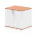 Impulse 600mm Deep Desk High Cupboard Beech and White I005063