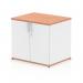 Impulse 600mm Deep Desk High Cupboard Beech and White I005063