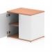 Impulse 600mm Deep Desk High Cupboard Beech and White I005063