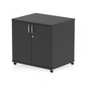 Impulse 600mm Deep Mobile Cupboard Black I006529