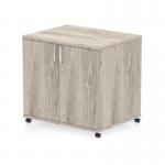 Impulse 600mm Deep Mobile Cupboard Grey Oak I006530