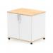 Impulse 600mm Deep Mobile Cupboard Maple and White I006538