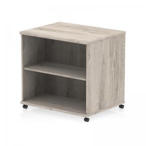 Impulse 600mm Deep Mobile Bookcase Grey Oak I006543