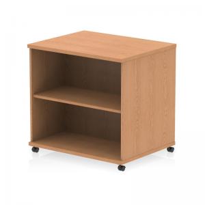Impulse 600mm Deep Mobile Bookcase Oak I006545