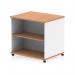 Impulse 600mm Deep Mobile Bookcase Beech and White I006548