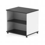 Impulse 600mm Deep Mobile Bookcase Black and White I006549