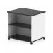 Impulse 600mm Deep Mobile Bookcase Black and White I006549