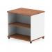 Impulse 600mm Deep Mobile Bookcase Walnut and White I006553