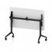 Impulse Plus Flip Top 1200 x 600mm Slimline Rectangular Table With Black Foot White Top I006619
