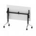 Impulse Plus Flip Top 1200 x 600mm Slimline Rectangular Table With Chrome Foot White Top I006625