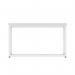 Impulse 800mm Square Coffee Table With Metal Frame White Top White Leg I006702