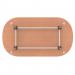 Impulse 1800mm Boardroom Table With Silver Leg Frame Beech Top I006704