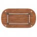 Impulse 1800mm Boardroom Table With Silver Leg Frame Walnut Top I006708