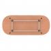 Impulse 2400mm Boardroom Table With Silver Leg Frame Beech Top I006710
