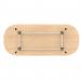 Impulse 2400mm Boardroom Table With Silver Leg Frame Maple Top I006712