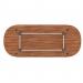 Impulse 2400mm Boardroom Table With Silver Leg Frame Walnut Top I006714