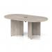Impulse Volta 1800mm Boardroom Table With Black Pop-up Power Module Grey Top Arrowhead Leg I006861