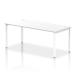 Impulse Bench Single Row 1800 White Frame Office Bench Desk White IB00447