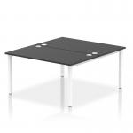r

The dynamic bench desking impulse bench is designed for 2 people and features a sleek 1400 white frame with a black office bench desk. The modern design and open layout provide an ideal space for collaborative work.