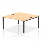 The Dynamic Bench Desking Impulse Bench B2B is a sleek and modern office desk designed for 2 people. With a 1600mm length and a black frame, this desk is both stylish and functional. The maple surface adds a touch of warmth to the overall look, making it a great addition to any office space.