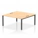 The Dynamic Bench Desking Impulse Bench B2B is a sleek and modern office desk designed for 2 people. With a 1600mm length and a black frame, this desk is both stylish and functional. The maple surface adds a touch of warmth to the overall look, making it a great addition to any office space.