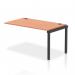 The sleek and modern Dynamic Bench Desk Add On Units are a perfect addition to any office space. With a bold black frame and smooth beech top, these extension kits add functionality and style to the dynamic Impulse Bench Single Row design.