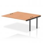 The dynamic bench desk add-on units are sleek and modern. The black frame adds a touch of sophistication, while the oak adds warmth and texture. The 1800 size makes it ideal for any office space.