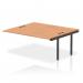 The dynamic bench desk add-on units are sleek and modern. The black frame adds a touch of sophistication, while the oak adds warmth and texture. The 1800 size makes it ideal for any office space.